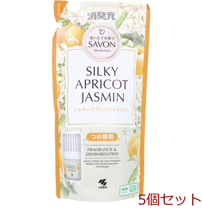  deodorization origin SAVON sabot n silky apricot jasmine packing change for 400mL 5 piece set -0