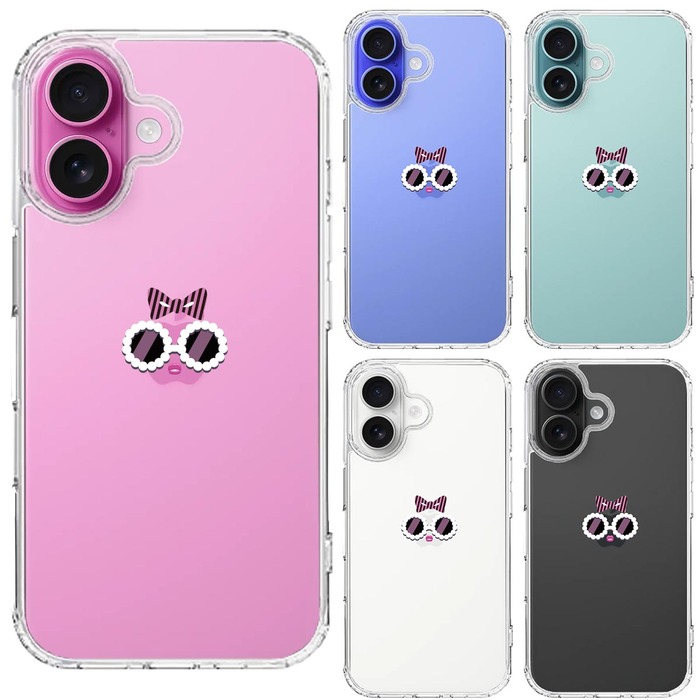 iPhone16 ケース クリア ファンキー 2 スマホケース 側面ソフト 背面ハード ハイブリッド -1