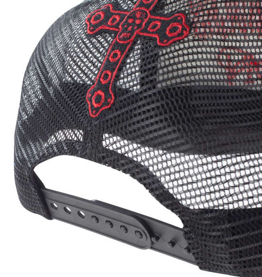 大きいサイズ 新日本プロレス L I Jキャップ  4L ブラック×レッド ラッピング可-1