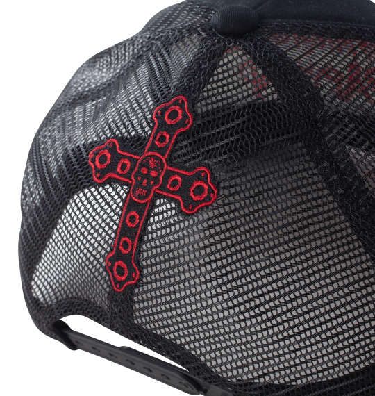 大きいサイズ 新日本プロレス L I Jキャップ  4L ブラック×レッド ラッピング可-2