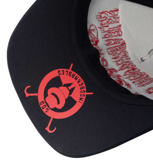 大きいサイズ 新日本プロレス L I Jキャップ  4L ブラック×レッド ラッピング可-4