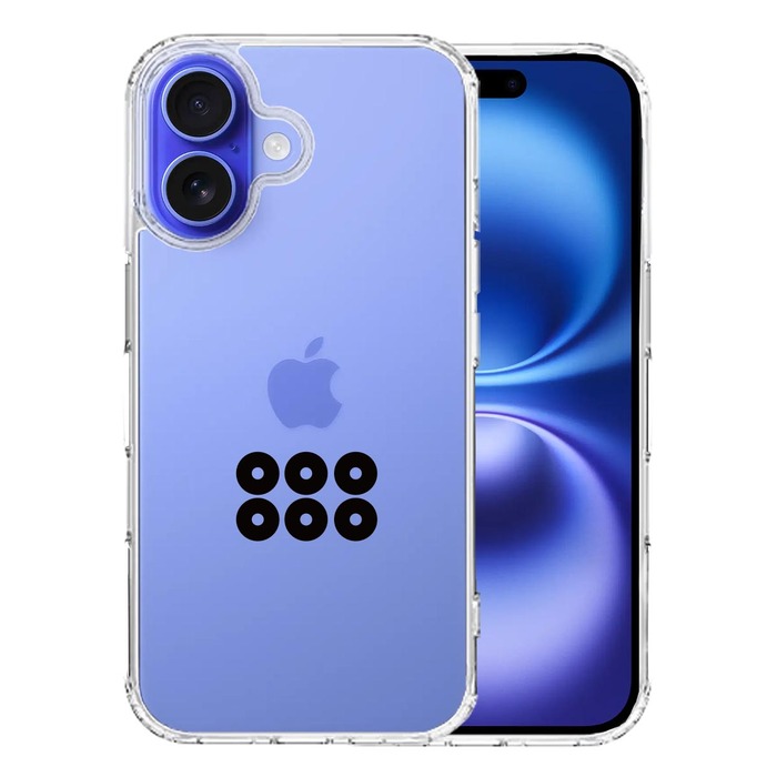 iPhone16 ケース クリア 真田 幸村 信繁 六文銭 スマホケース 側面ソフト 背面ハード ハイブリッド -0