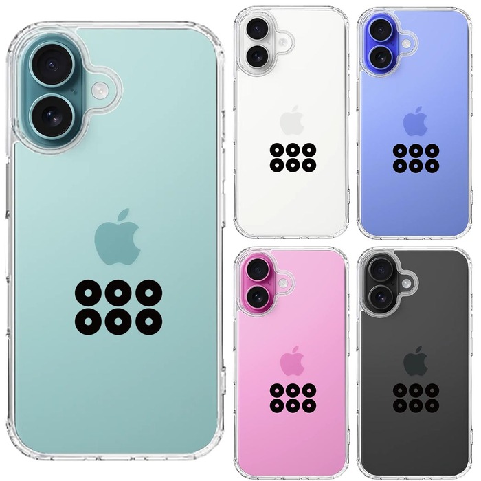 iPhone16 ケース クリア 真田 幸村 信繁 六文銭 スマホケース 側面ソフト 背面ハード ハイブリッド -1
