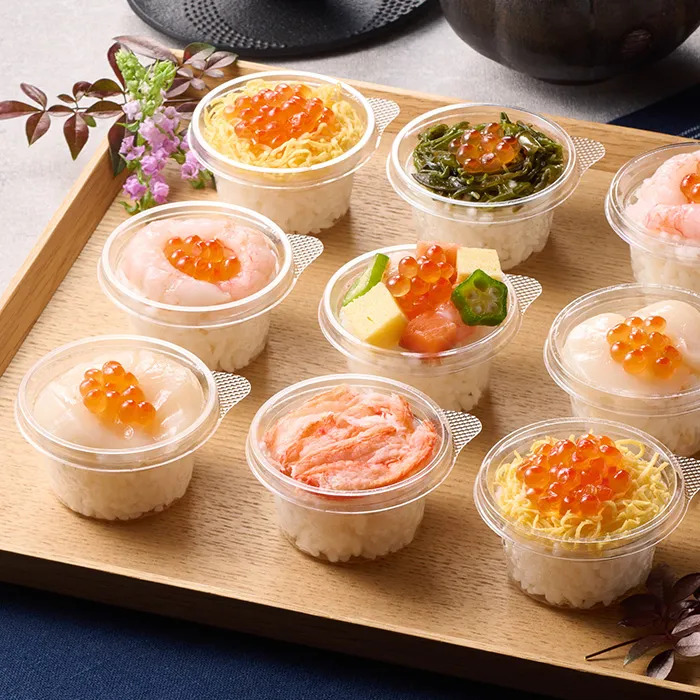  small . seafood cup sushi. . correspondence possible -2