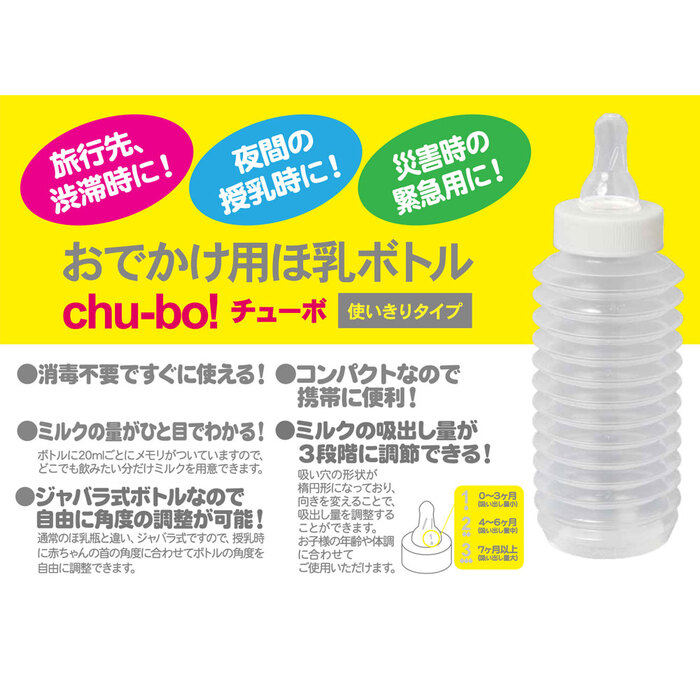 chu bo チューボ 使い切りほ乳ボトル 1個入 8セット-5