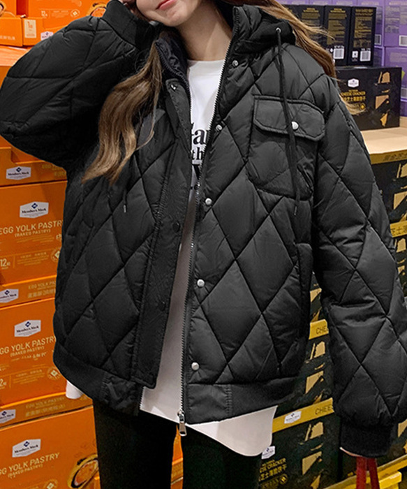 中綿ジャケット キルティングブルゾン防寒 SK21762628-4291 : まるっと