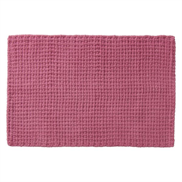 SUSU抗菌ふわふわ雲ごこちバスマット ローズピンク 40×60cm 2セット-1