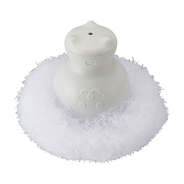 バスボンくん抗菌洗面台スッキリポンポン持ち手付ホワイト 5セット-2