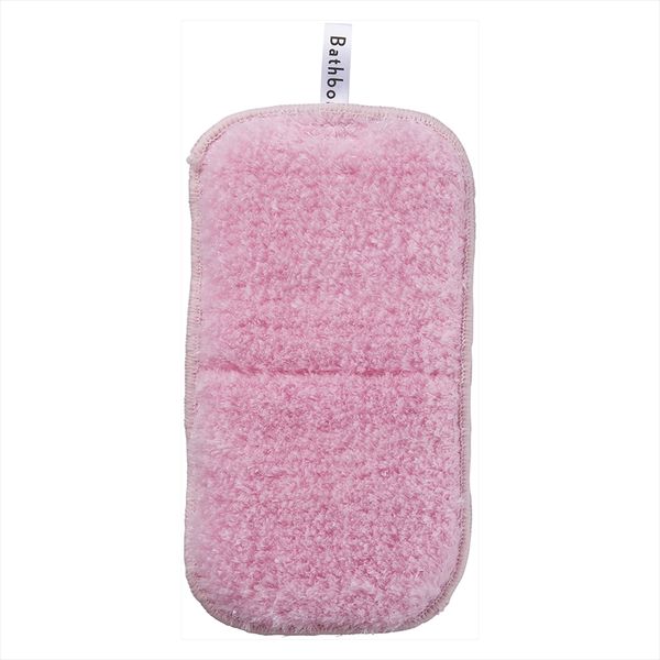 バスボンくん抗菌はさめるスポンジWポケットピンク 5セット-1