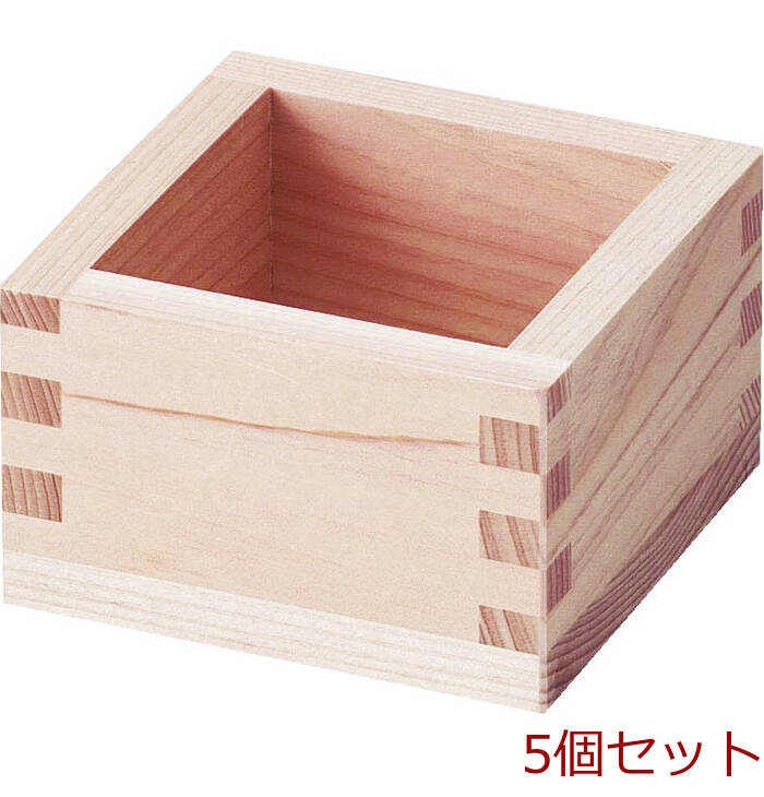 1合桧枡 5個セット-0