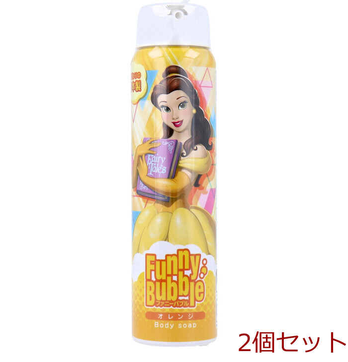 ファニーバブル ディズニー ベル ボディーソープ オレンジ 100g 2個セット-0