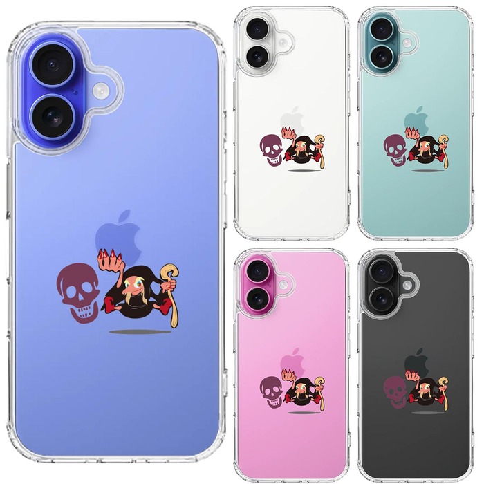 iPhone16 ケース クリア ファンタジーシリーズ 魔女 スマホケース 側面ソフト 背面ハード ハイブリッド -1