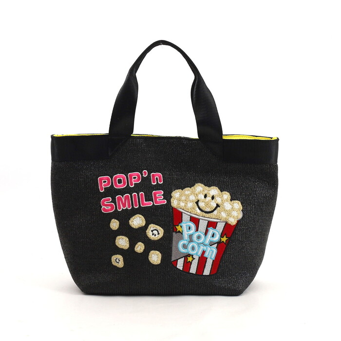 SMILEY モチーフ刺繍 トートバッグ 2025新作 COOCO クーコ