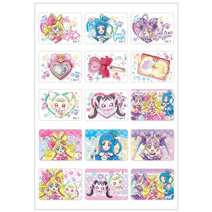 虫よけキャラシール キミとアイドルプリキュア ラベンダーの香り 45枚入 3セット-2