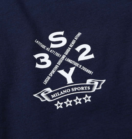 大きいサイズ SY32 by SWEET YEARS サークルロゴバックプリント半袖Tシャツ 3L 4L 5L 6L MC852401-00805 ラッピング可-3