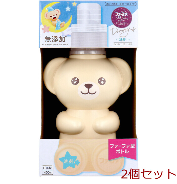 ファーファストーリー ドリーミー 洗たく用洗剤 超コンパクトタイプ アロマティックフラワーの香り 400g 2個セット-0