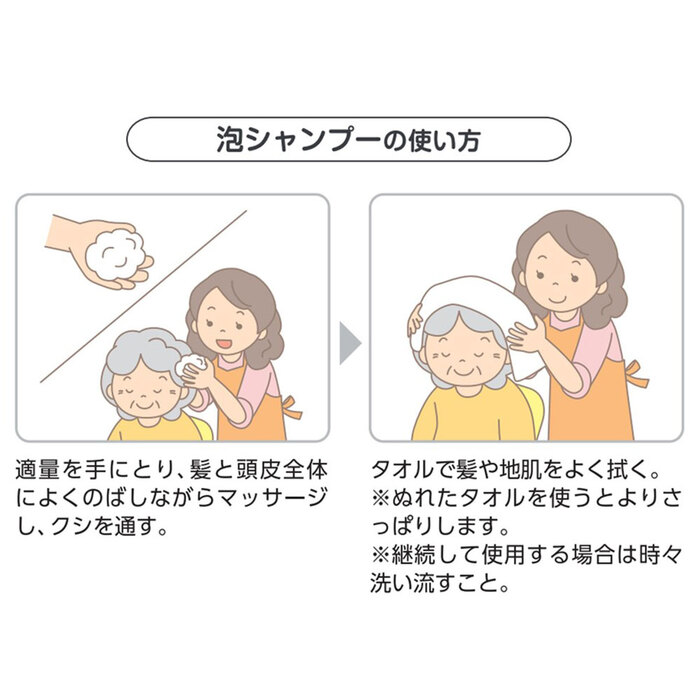 ハビナース お湯のいらない泡シャンプー リンスイン フローラルの香り 200mL 3セット-4