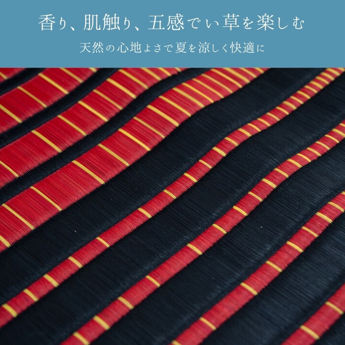 カーペット い草カーペット ブラック約200×250cm 剣ヶ峰-2