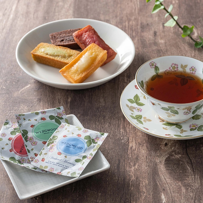 フィナンシェ＆ウェッジウッド ワイルドストロベリーティーバッグアソート ９個入 ギフト対応可-0