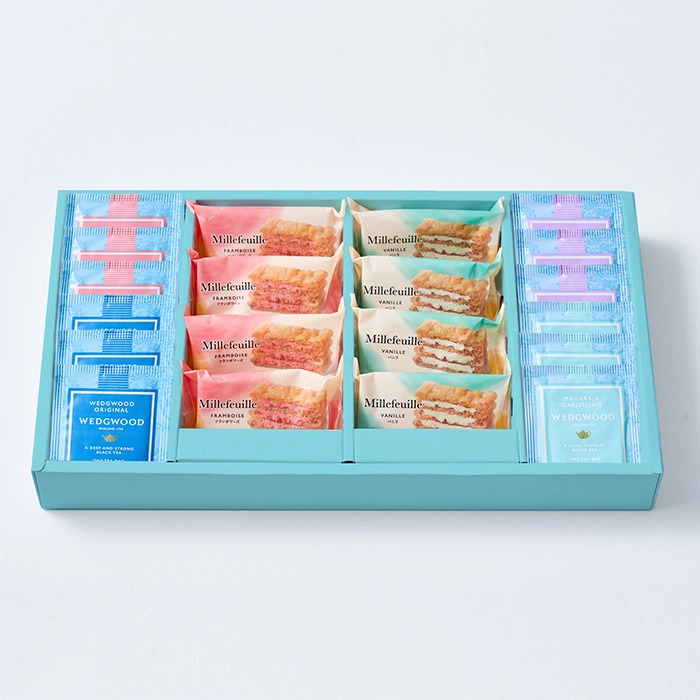 ミルフイユ＆ウェッジウッドティーバッグセット２０個入 ギフト対応可-0