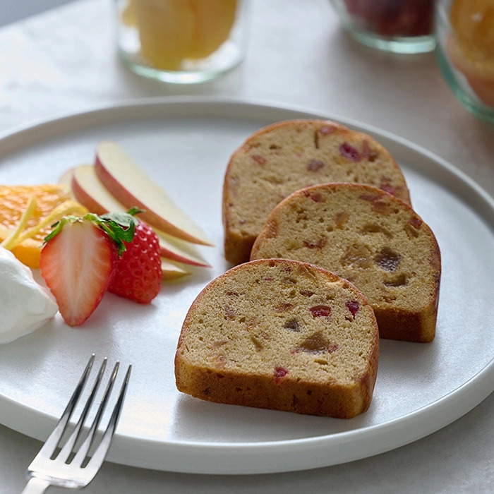 望月シェフ×ホシフルーツ ７種のフルーツが詰まった デザートパウンドケーキ ４個入 ギフト対応可-3