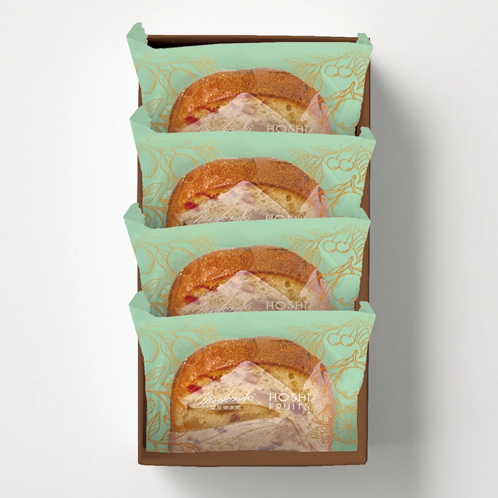 望月シェフ×ホシフルーツ ７種のフルーツが詰まった デザートパウンドケーキ ４個入 ギフト対応可-1