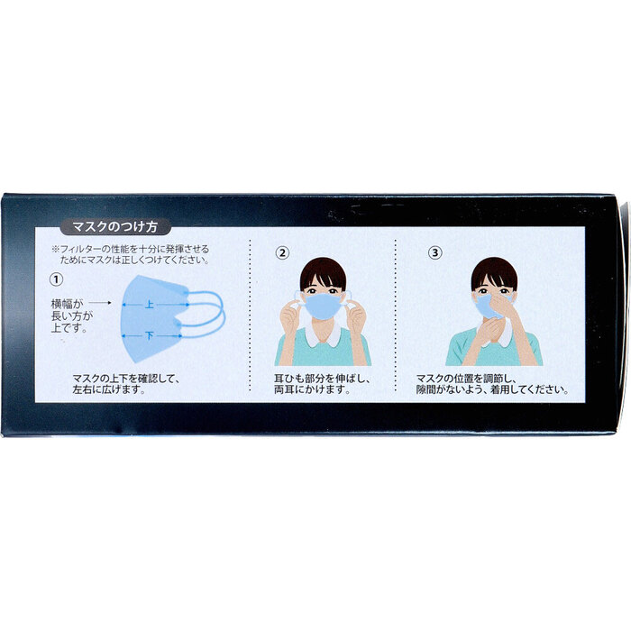 マスク KOO シルキーエアマスク プレミアム 立体型 ふつうサイズ 30枚入 3セット-1