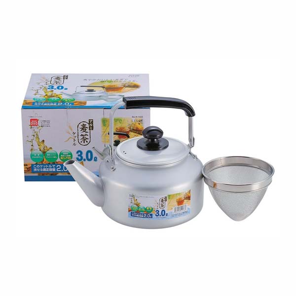 リース アルミ麦茶ケットル3．0L-0