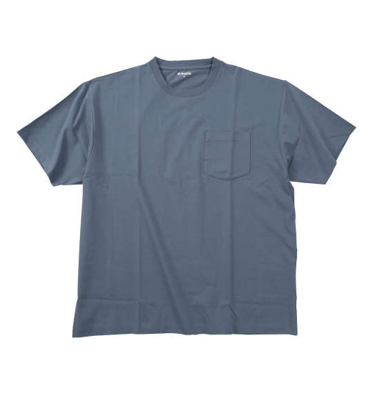 大きいサイズ ヒヤロン 接触冷感ポケット付半袖Tシャツ 3L 4L 5L