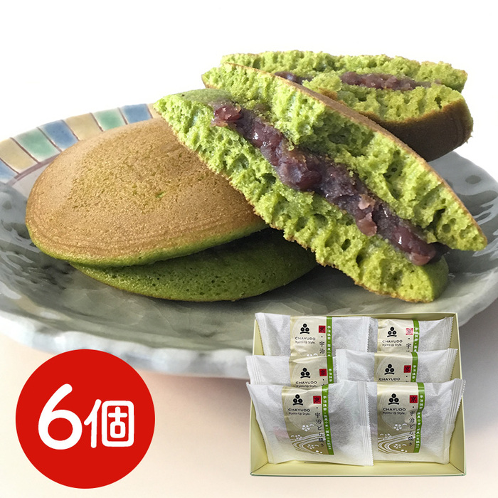 京 宇治どらやき 6個入 抹茶 和菓子 どら焼き ギフト対応可-0