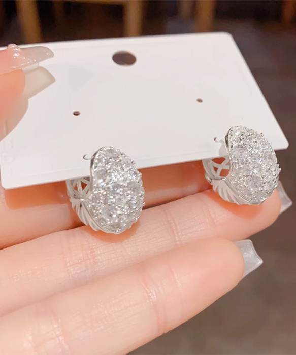 ビジューピアス 透かしピアス両耳用-4