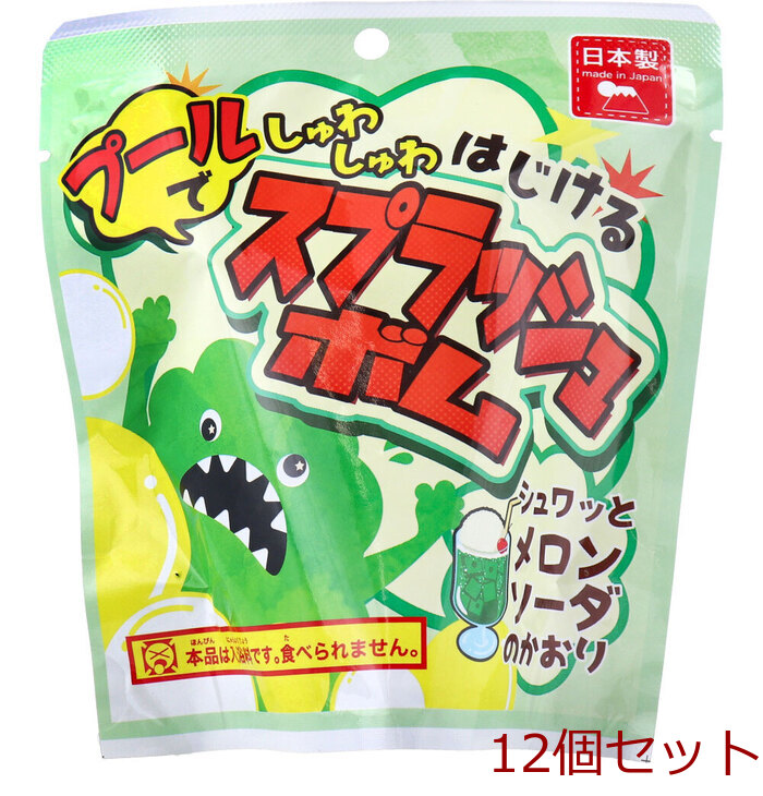 スプラッシュボム シュワッとメロンソーダのかおり 100g 12個セット-0