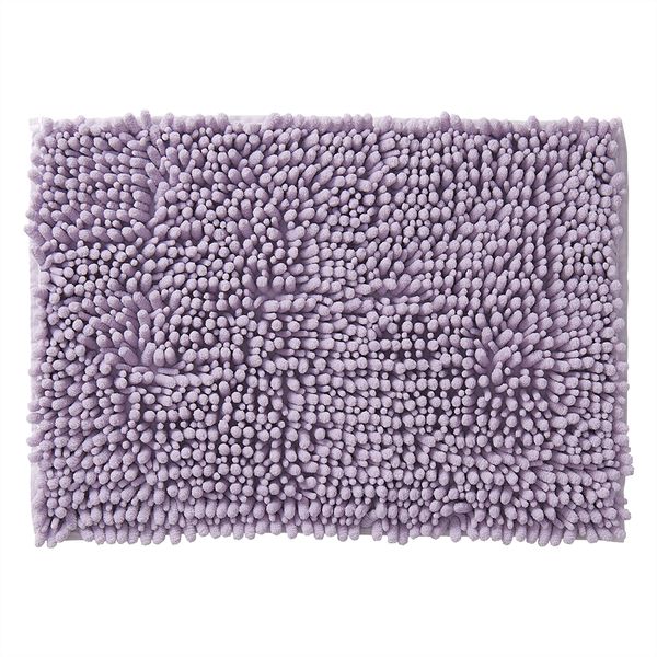 SUSU抗菌ストロングW バスマットEC パープル 35×50cm 2個セット-1