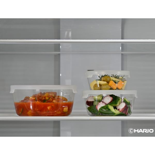 耐熱ガラス製保存容器 丸600 ×5個セット-4