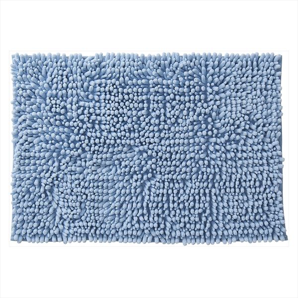 SUSU抗菌ストロングWバスマットECブルー40×60cm 2個セット-1