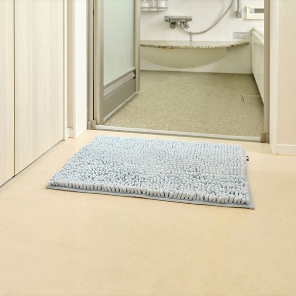 SUSU抗菌ストロングWバスマットECブルー40×60cm 2個セット-2
