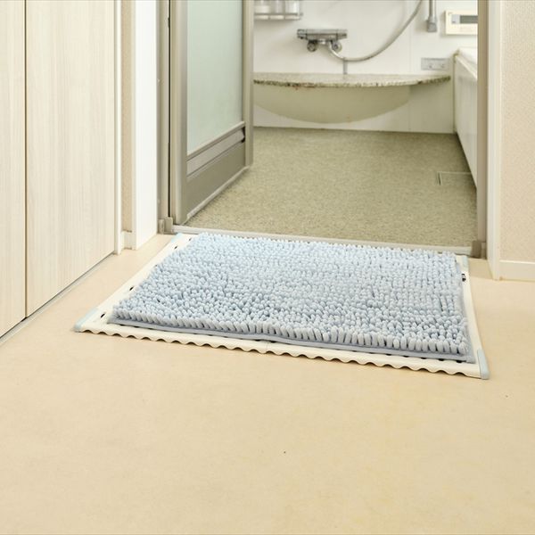 SUSU抗菌ストロングWバスマットECブルー40×60cm 2個セット-3
