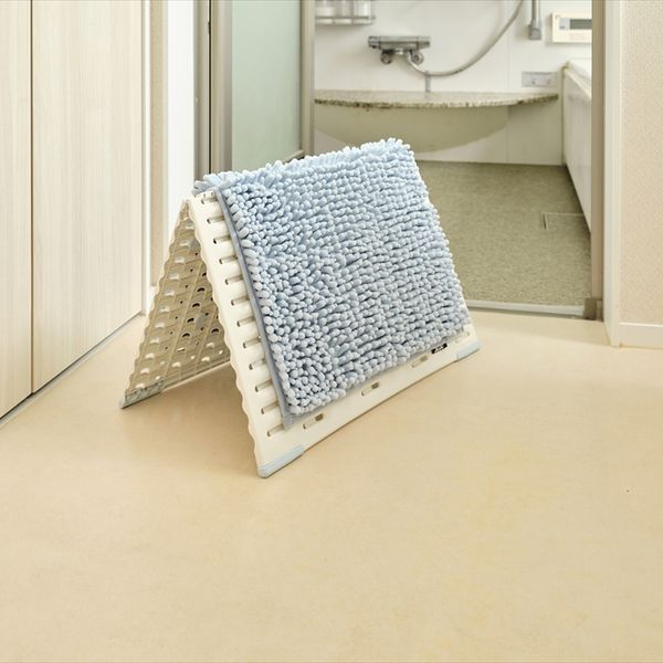 SUSU抗菌ストロングWバスマットECブルー40×60cm 2個セット-4