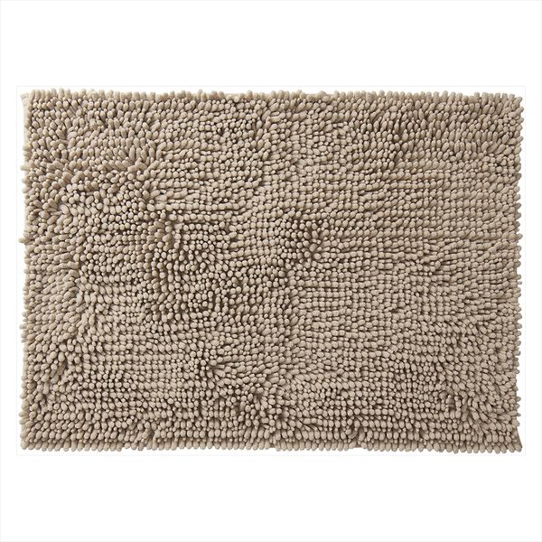 SUSU抗菌ストロングW バスマットEC ベージュ 55×80cm 2個セット-1