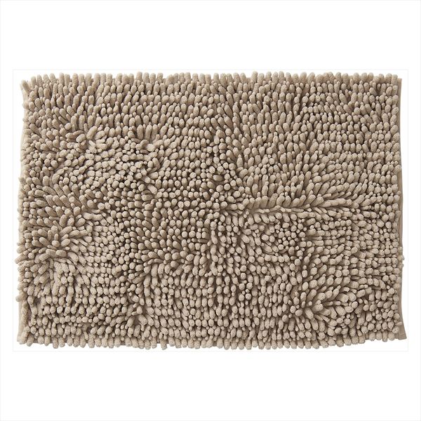 SUSU抗菌ストロングW バスマットEC ベージュ 40×60cm 2個セット-1