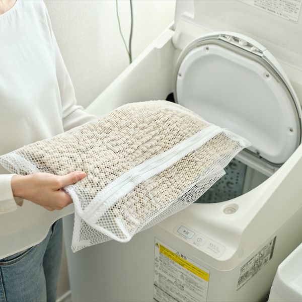 SUSU抗菌ストロングW バスマットEC ベージュ 40×60cm 2個セット-5