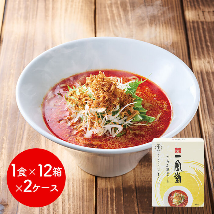 一風堂からか箱1食×12箱×2ケース ケース販売 ラーメン らーめん-0