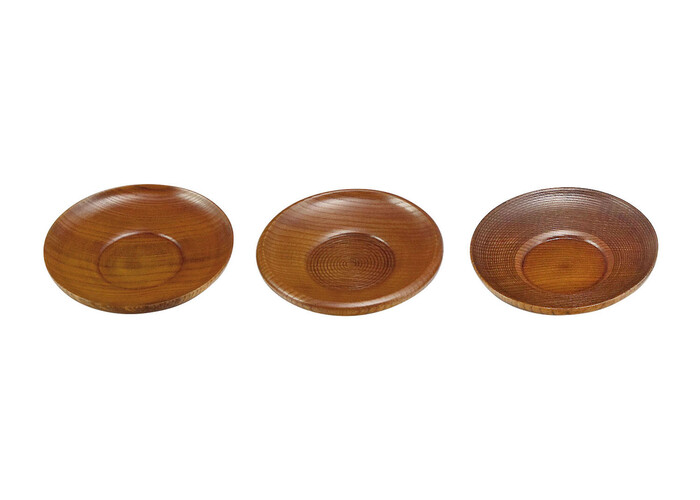 なつめ茶托 キッチン tea用品 3個セット-1