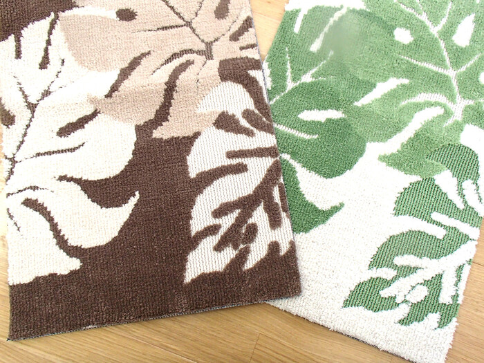 玄玄関マット 約45×75cm　屋内 滑りにくい加工 アラカイ ブラウン-4