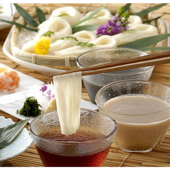 たれで食べる白石温麺詰合せ6箱 12食 入-2