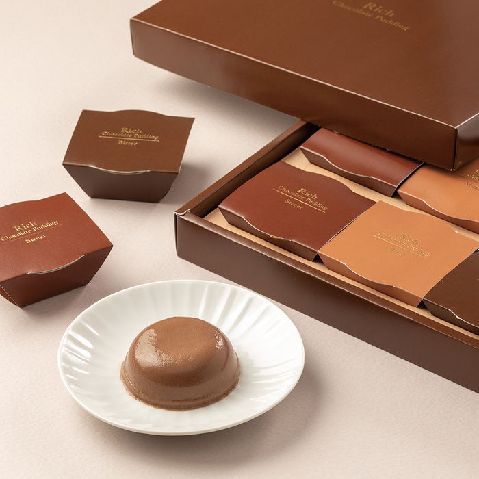 リッチチョコレートプリン6個詰 常温 プリン 詰め合わせ 洋菓子 のし対応可-2