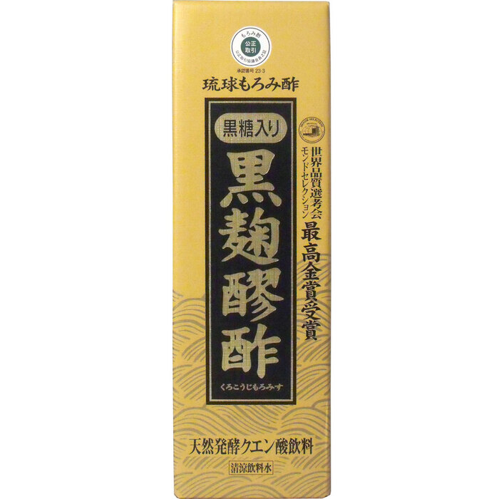琉球もろみ酢 黒麹醪酢 黒糖タイプ ７２０mＬ-0