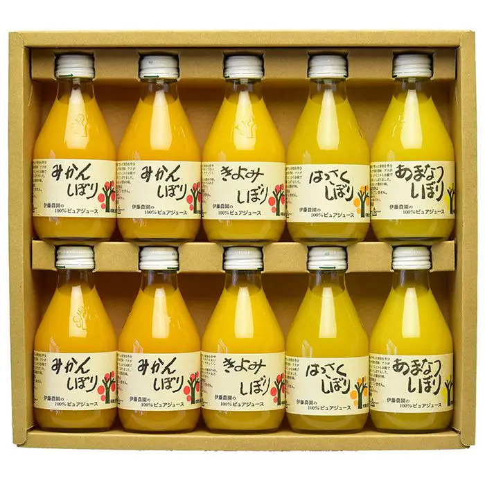 伊藤農園 １００％ピュアジュース４種飲み比べ１０本 のし対応可-1
