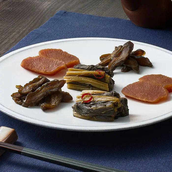 稲垣來三郎匠 信州みそ漬け＆野沢菜セット のし対応可-1