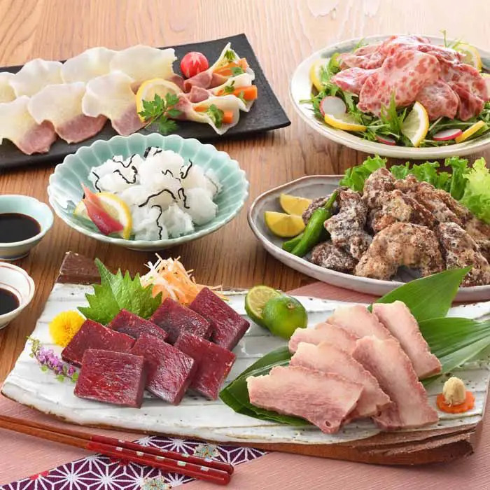 下関鯨屋 日新丸 鯨の詰合せ ６種 のし対応可-0